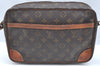 Authentic Louis Vuitton Monogram Trocadero 30 Shoulder Cross Bag M51272 LV 5206F