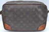 Authentic Louis Vuitton Monogram Trocadero 30 Shoulder Cross Bag M51272 LV 5206F