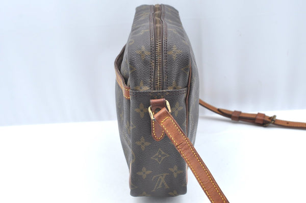 Authentic Louis Vuitton Monogram Trocadero 30 Shoulder Cross Bag M51272 LV 5206F