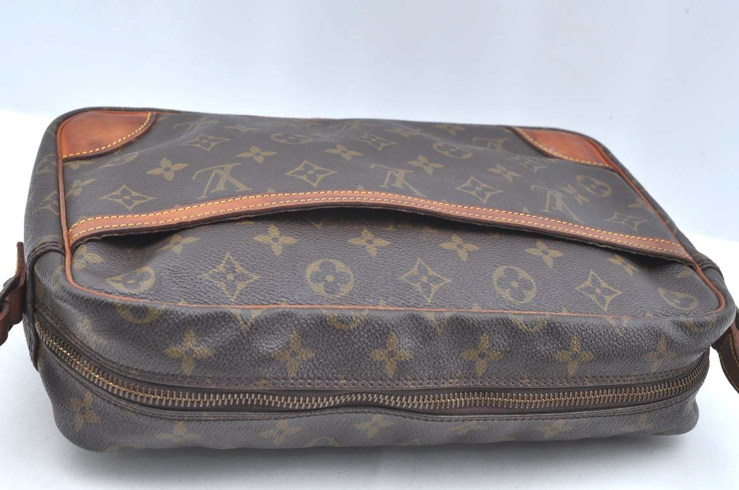 Authentic Louis Vuitton Monogram Trocadero 30 Shoulder Cross Bag M51272 LV 5206F