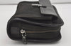 Authentic GUCCI Vintage Clutch Hand Bag Purse Nylon Leather 108844 Black 5208I