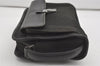 Authentic GUCCI Vintage Clutch Hand Bag Purse Nylon Leather 108844 Black 5208I