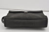 Authentic GUCCI Vintage Clutch Hand Bag Purse Nylon Leather 108844 Black 5208I