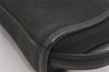 Authentic GUCCI Vintage Clutch Hand Bag Purse Nylon Leather 108844 Black 5208I