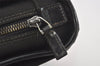 Authentic GUCCI Vintage Clutch Hand Bag Purse Nylon Leather 108844 Black 5208I