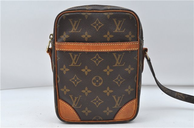 Authentic Louis Vuitton Monogram Danube Shoulder Cross Bag M45266 LV Junk 5212D