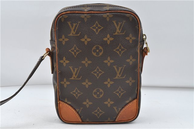 Authentic Louis Vuitton Monogram Danube Shoulder Cross Bag M45266 LV Junk 5212D