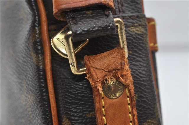 Authentic Louis Vuitton Monogram Danube Shoulder Cross Bag M45266 LV Junk 5212D