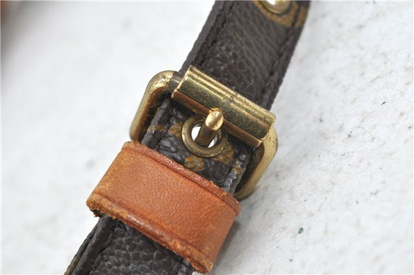 Authentic Louis Vuitton Monogram Danube Shoulder Cross Bag M45266 LV Junk 5212D