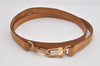 Authentic Louis Vuitton Leather Shoulder Strap Beige 40.6" LV 5212I