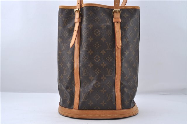 Authentic Louis Vuitton Monogram Bucket GM Shoulder Bag M42236 LV 5213D