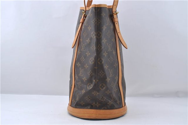 Authentic Louis Vuitton Monogram Bucket GM Shoulder Bag M42236 LV 5213D