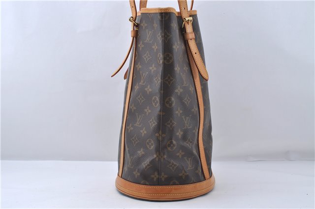 Authentic Louis Vuitton Monogram Bucket GM Shoulder Bag M42236 LV 5213D