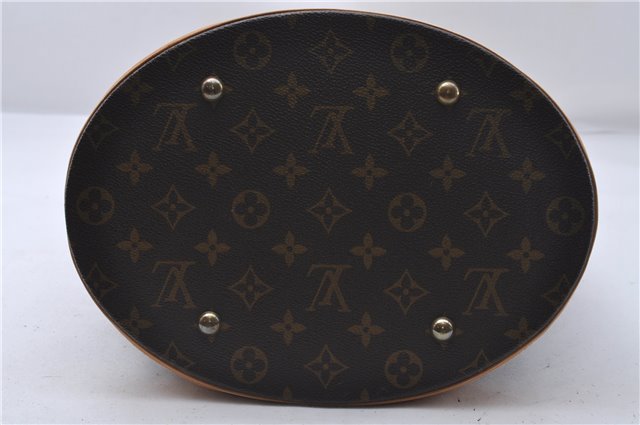 Authentic Louis Vuitton Monogram Bucket GM Shoulder Bag M42236 LV 5213D