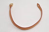 Authentic Louis Vuitton Leather Strap For Pochette Accessoires 13.8" Beige 5213I