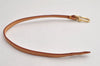 Authentic Louis Vuitton Leather Strap For Pochette Accessoires 13.8" Beige 5213I