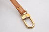 Authentic Louis Vuitton Leather Strap For Pochette Accessoires 13.8" Beige 5213I