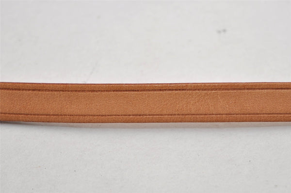 Authentic Louis Vuitton Leather Strap For Pochette Accessoires 13.8" Beige 5213I