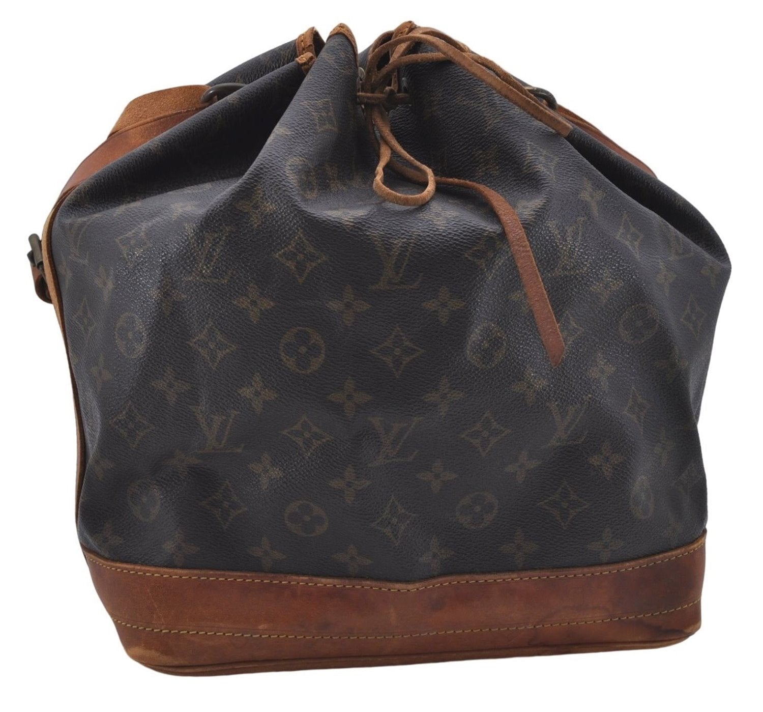Authentic Louis Vuitton Monogram Noe Shoulder Bag M42224 LV 5214D