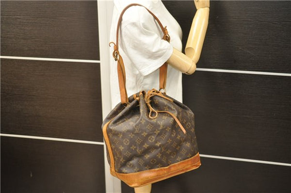 Authentic Louis Vuitton Monogram Noe Shoulder Bag M42224 LV 5214D