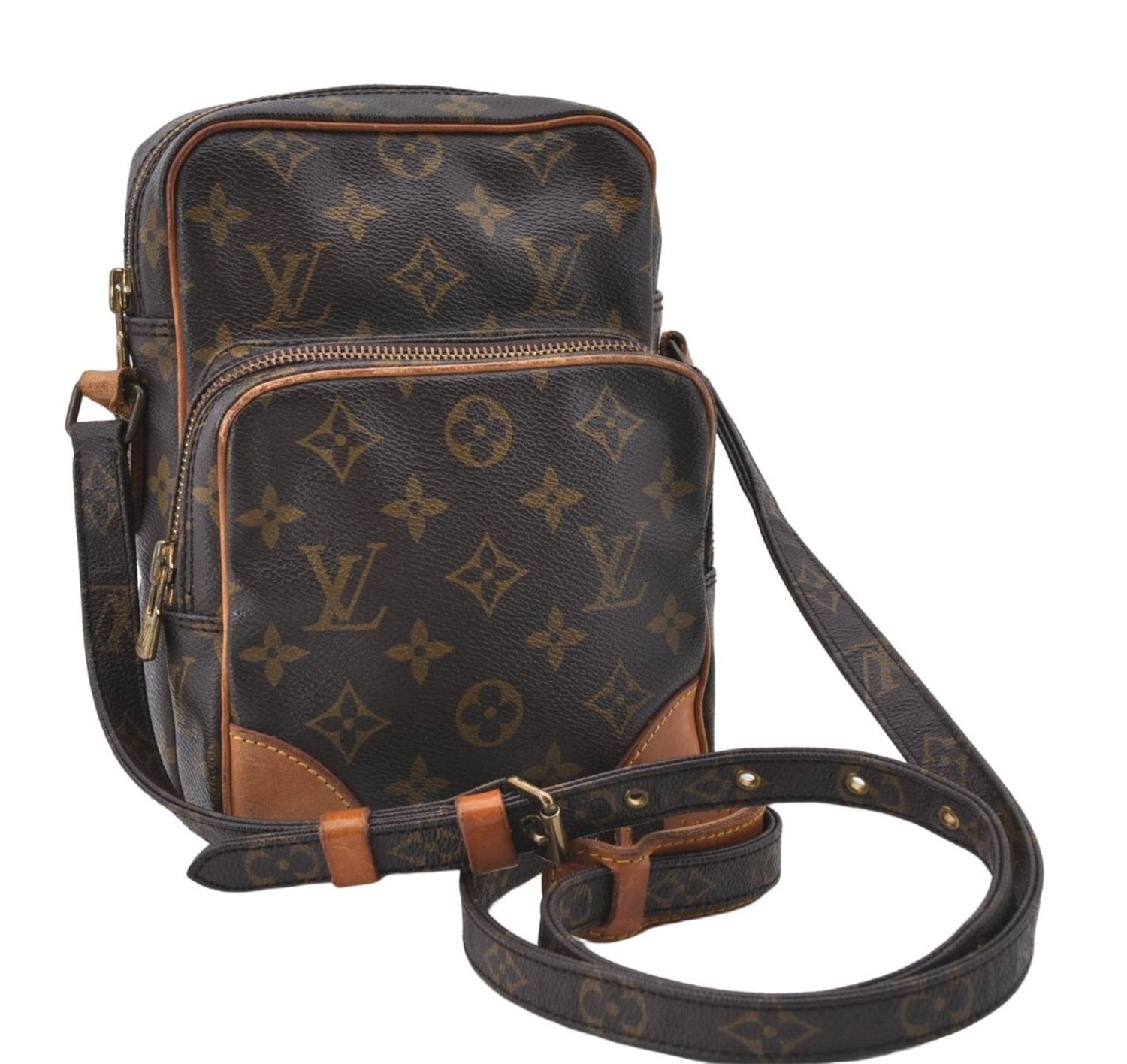 Authentic Louis Vuitton Monogram Amazone Shoulder Cross Body Bag M45236 LV 5215D