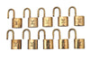 Authentic Louis Vuitton Padlock Gold 10Set LV 5215I