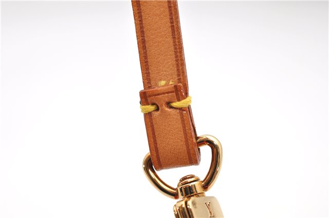 Auth Louis Vuitton Vernis Flower Lexington Hand Bag Pouch Orange M92247 LV 5217D