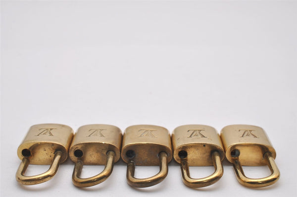 Authentic Louis Vuitton Padlock Gold 10Set LV 5217I