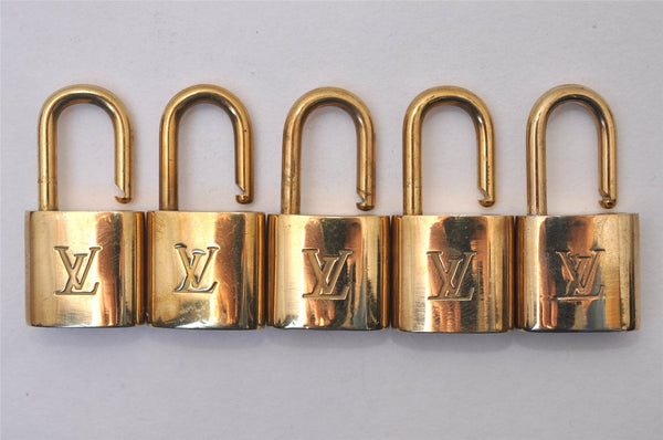 Authentic Louis Vuitton Padlock Gold 10Set LV 5217I