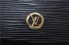 Authentic Louis Vuitton Epi Montaigne 27 Clutch Bag Purse Black M52652 LV 5218D