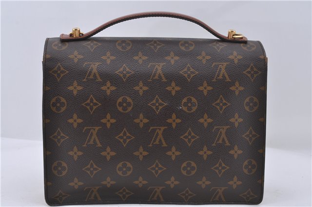 Authentic Louis Vuitton Monogram Monceau 2Way Shoulder Hand Bag M51185 LV 5219D