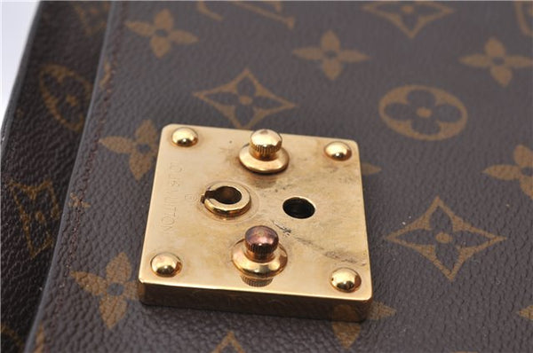 Authentic Louis Vuitton Monogram Monceau 2Way Shoulder Hand Bag M51185 LV 5219D