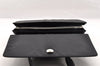 Authentic PRADA TESSUTO METALLO Nylon Leather Shoulder Bag B6542 Black 5219I