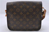 Auth Louis Vuitton Monogram Cartouchiere MM Shoulder Cross Bag M51253 LV 5220D