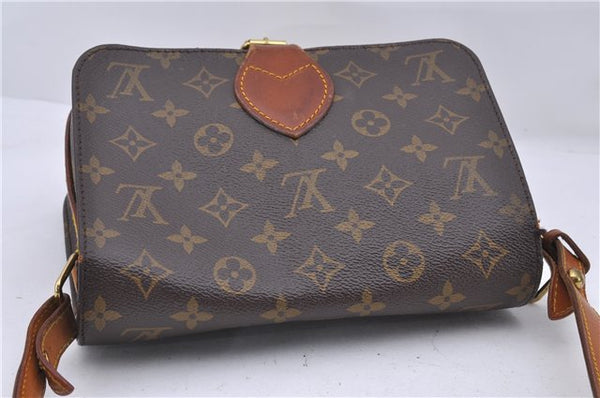 Auth Louis Vuitton Monogram Cartouchiere MM Shoulder Cross Bag M51253 LV 5220D