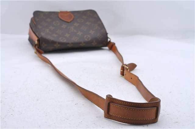 Auth Louis Vuitton Monogram Cartouchiere MM Shoulder Cross Bag M51253 LV 5220D
