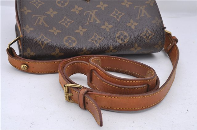 Auth Louis Vuitton Monogram Cartouchiere MM Shoulder Cross Bag M51253 LV 5220D