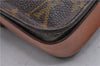 Auth Louis Vuitton Monogram Cartouchiere MM Shoulder Cross Bag M51253 LV 5220D