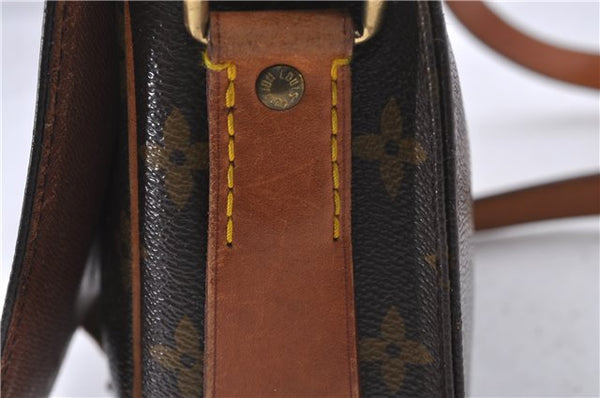 Auth Louis Vuitton Monogram Cartouchiere MM Shoulder Cross Bag M51253 LV 5220D