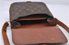 Auth Louis Vuitton Monogram Cartouchiere MM Shoulder Cross Bag M51253 LV 5220D