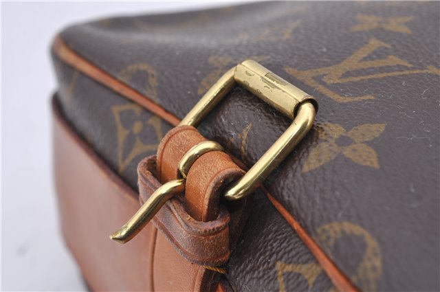 Auth Louis Vuitton Monogram Cartouchiere MM Shoulder Cross Bag M51253 LV 5220D