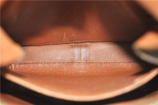 Auth Louis Vuitton Monogram Cartouchiere MM Shoulder Cross Bag M51253 LV 5220D