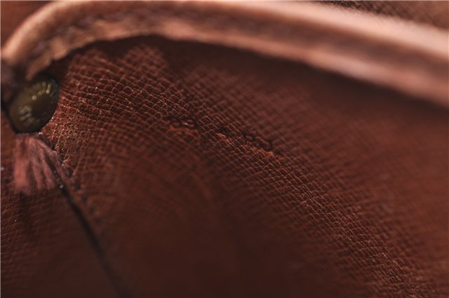 Auth Louis Vuitton Monogram Cartouchiere MM Shoulder Cross Bag M51253 LV 5220D