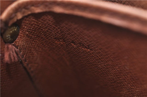 Auth Louis Vuitton Monogram Cartouchiere MM Shoulder Cross Bag M51253 LV 5220D