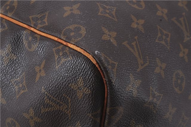 Auth Louis Vuitton Monogram Keepall Bandouliere 55 Boston Bag M41414 LV 5221D