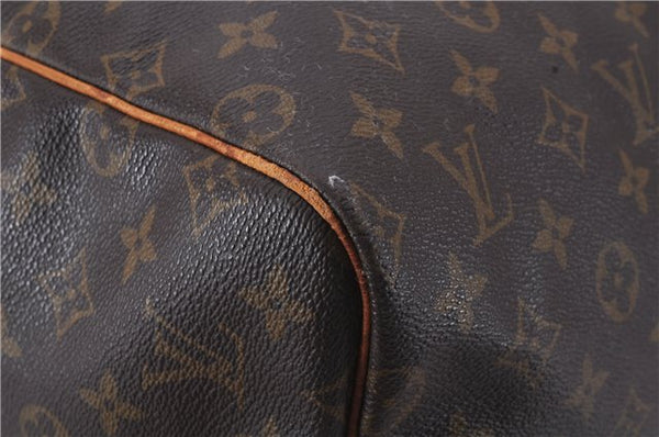 Auth Louis Vuitton Monogram Keepall Bandouliere 55 Boston Bag M41414 LV 5221D