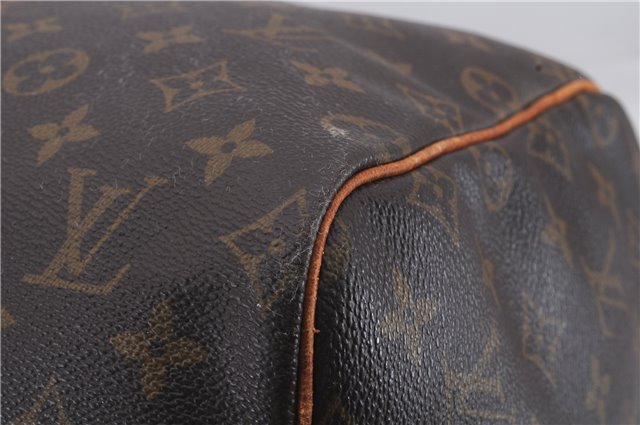 Auth Louis Vuitton Monogram Keepall Bandouliere 55 Boston Bag M41414 LV 5221D