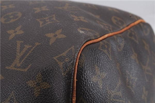 Auth Louis Vuitton Monogram Keepall Bandouliere 55 Boston Bag M41414 LV 5221D