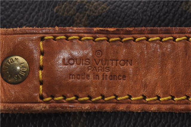 Auth Louis Vuitton Monogram Keepall Bandouliere 55 Boston Bag M41414 LV 5221D
