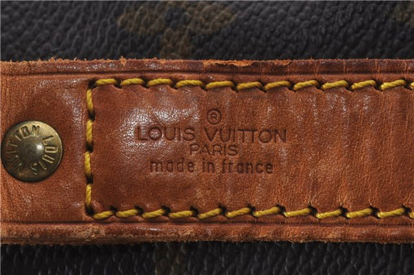 Auth Louis Vuitton Monogram Keepall Bandouliere 55 Boston Bag M41414 LV 5221D